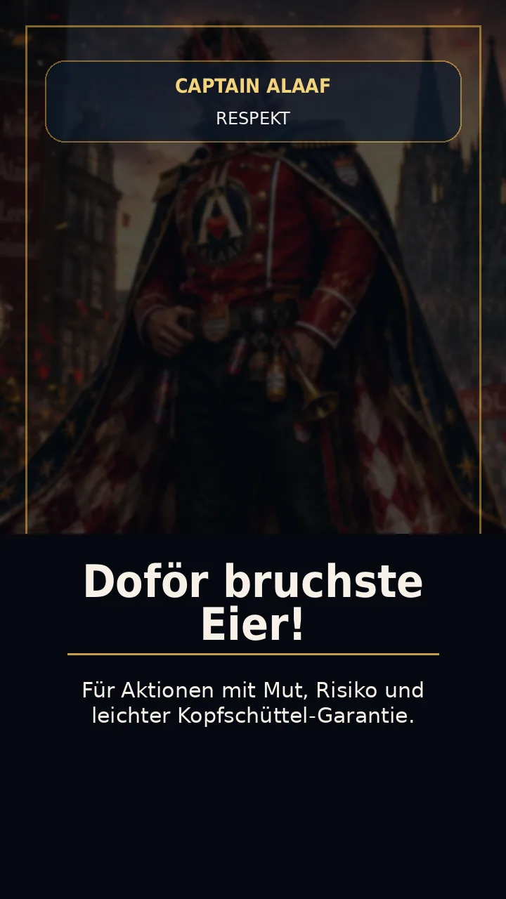 Doför bruchste Eier! Reaction Poster